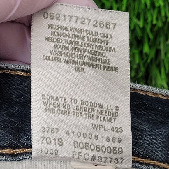 LEVIS 505 Jeans 32x31 Straight Faded Medium-Wash Whiskered - Picture 4 of 16